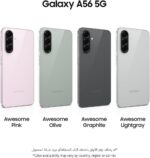 Samsung Galaxy A56 5G, Android Smartphone, 256GB Storage, 12GB RAM, Awesome Lightgray, 6x OS Upgrades, Large Display, Long Battery Life (UAE Version) - Image 3