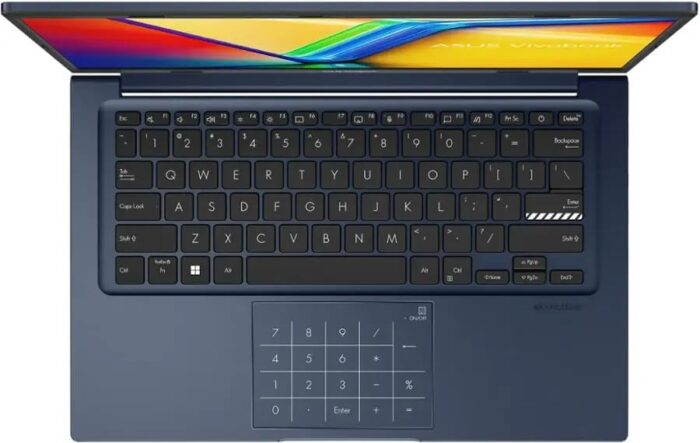ASUS Vivobook 14" FHD Laptop, Intel Core i3-1315U Processor, 8GB RAM, 128GB SSD, Windows 11 Home, Intel UHD Graphics, Wi-Fi, Bluetooth, Quiet Blue, X1404VA-I38128 - Image 2