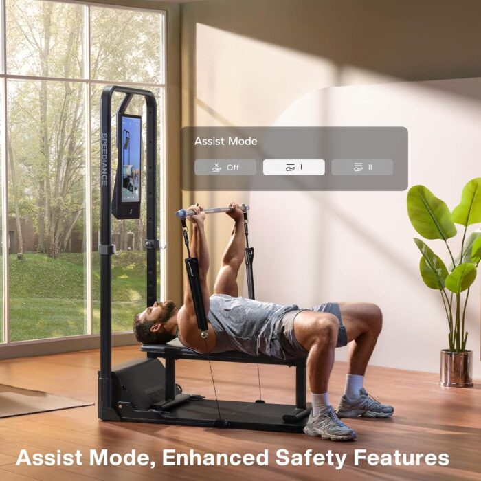 Gym Monster 2 Smart Home Gym, Upgraded AI-Powered Home Workout Machine, Multi-Functional Smith Machine, Full Body Strength Training Fitness Equipment, All-in-One Workout Station - Image 9
