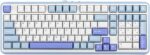 EPOMAKER TH99 Tri-Mode Wireless Mechanical Keyboard with 8000mAh Battery, Hot Swappable Custom RGB Gaming Keyboard with Numpad, Gasket Creamy for PC/Mac/Office(Blue&White)