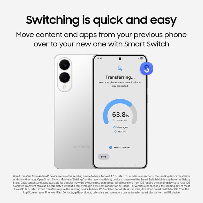 SAMSUNG Galaxy S25 Edge Phone, 512 GB AI Smartphone, Unlocked Android, Night Video, Fast Processor, ProScaler Display, All-Day Battery, 2025, US 1 Yr Manufacturer Warranty, Titanium Icyblue - Image 9