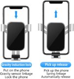 LUNQIN Car Phone Holder for Audi Q4 E-tron 2022 2023 2024 2025 and Audi Q4 Sportback E tron 2022-2025 Auto Interior Accessories Best Cell Phones Mount Cellphone Mobile Cradle Charging Navigation Stand - Image 5