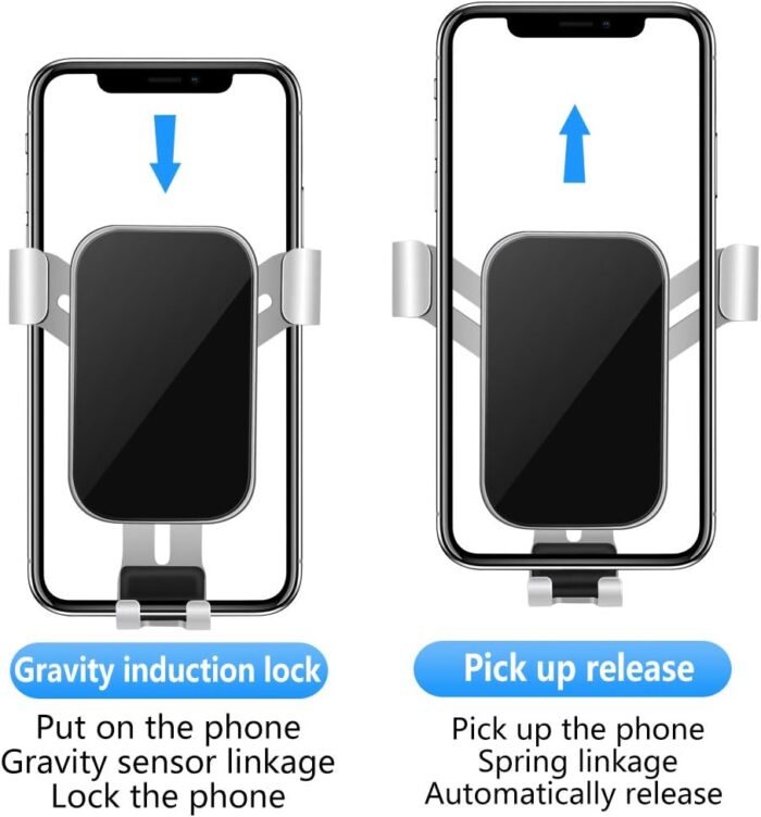 LUNQIN Car Phone Holder for Audi Q4 E-tron 2022 2023 2024 2025 and Audi Q4 Sportback E tron 2022-2025 Auto Interior Accessories Best Cell Phones Mount Cellphone Mobile Cradle Charging Navigation Stand - Image 5