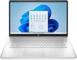 H-P 17 Laptop, 17.3" FHD Screen, AMD Ryzen 5 5500U, 32GB Ram, 1TB SSD, Webcam, HDMI, Fingerprint Reader, Wi-Fi, Windows 11 Home, Silver - Image 2