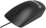 CAL STAR HK-50 Wired Office Mouse - 1600 DPI, Ergonomic Design, USB Connectivity, Smooth 3D Scrolling, Plug & Play, 1.10M Cable Length- Comfortable and Durable for Everyday Use