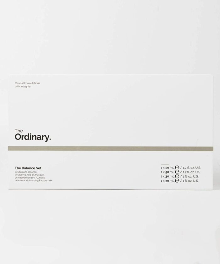 The Ordinary The Balance Set â€“ Beauty Set, Skincare Set, Gift Set with Squalane Cleanser, Salicylic Acid 2% Masque, Niacinamide 10% and Zinc 1% and Natural Moisturizing Factors and HA (4 Piece Set) - Image 7