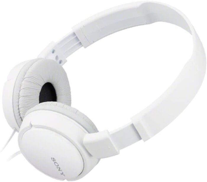 Sony MDR ZX110AP Wired On Ear Headphones with tangle free cable, 3.5mm Jack, Headset with Mic for Phone Calls, White, MDRZX110AP/W - Image 3