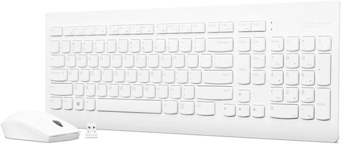 Lenovo 510 Wireless Combo Keyboard & Mouse (White) - EN-AR - Image 3