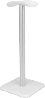 Headphone Stand, Non Slip Gaming Headset Holder, ABS TPU Aluminium Alloy Earbuds Mount for All Earphone Accessories. (White)