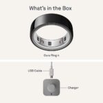 Oura Ring 4 | Smart Ring | Size First with Oura Ring 4 Sizing Kit | Sleep Tracking Wearable - Heart Rate - Fitness Tracker - Up to 8 Days Battery Life - Image 9