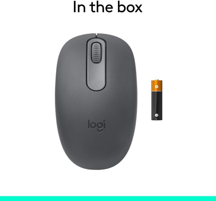 Logitech M196 Bluetooth Wireless Mouse, Compact and Portable Mouse for Laptops, Tablets and More, 12-Month Battery, Smooth Tracking, Compatible With PC and Mac, Windows and macOS - Graphite - Image 10