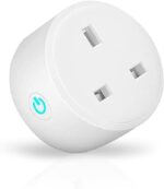 SKY-TOUCH 1 PACK WiFi Smart Plug, 16A Smart Outlet Plug Socket Compatible with Alexa, Smart Life APP Wireless Remote Control, with Remote Control & Voice Control, Timer Function, No Hub Required