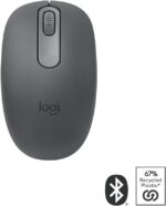 Logitech M196 Bluetooth Wireless Mouse, Compact and Portable Mouse for Laptops, Tablets and More, 12-Month Battery, Smooth Tracking, Compatible With PC and Mac, Windows and macOS - Graphite - Image 2