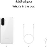 Samsung Galaxy A26 5G, Android Smartphone, 256GB Storage, 8GB RAM, White, 50MP Camera, Large Display, Long Battery Life (UAE Version) - Image 8