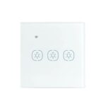 Matter Smart Light Switch, Wi-Fi Smart Switches, Compatible with Apple Home, Alexa, Google Home for Voice Control, Smart Life/Tuya APP Remote Control, Need Neutral Wire,10A (3 Gang, White)