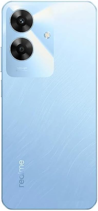 realme Note 60 Dual SIM 4G Smartphone, 128GB Storage, 4GB RAM, 6.74″ 90Hz Display, 32MP Camera, 5000mAh Battery, IP64 Dust & Splash Resistant, 12 Months Warranty – Middle East Version (Voyage Blue)