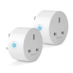Baytion WiFi Smart Plug, Baytion 16A Energy Monitoring WLAN Smart Plug Socket Work with Alexa,Echo, Google Home Mini Smart Outlet Remote and Voice Control No Hub Required (2P)