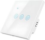 Yuhestdy WiFi Smart Wall Light Switch (White, 3Gang)