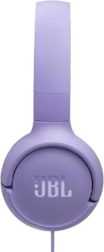 JBL Tune 520C USB-C Wired Headphones – Hi-Res Audio, Pure Bass Sound, 3-Button Remote, Padded On-Ear Design – Purple - Image 7