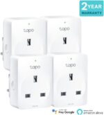 Tapo Smart Plug with Energy Monitoring, Max 13A,Works with Amazon Alexa & Google Home, Remote Control, Device Sharing, Alexa Plug, Smart Plugs, No Hub Required, Tapo P110 (4-Pack), packaging may vary - Image 2