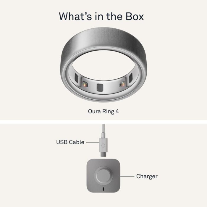 Oura Ring 4 | Smart Ring | Size First with Oura Ring 4 Sizing Kit | Sleep Tracking Wearable - Heart Rate - Fitness Tracker - Up to 8 Days Battery Life - Image 8