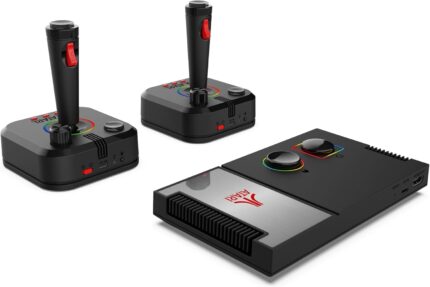 New My Arcade Gamestation plus Atari Retro video game system (over 200 games in 1) – black Orginal