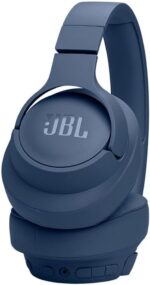 JBL Tune 770NC Adaptive Noise Cancelling Wireless Over-Ear Headphones, Pure Bass Sound, Smart Ambient, Bluetooth 5.3, Le Audio, VoiceAware, 70H Battery, Multi-Point Connect - Blue, JBLT770NCBLU