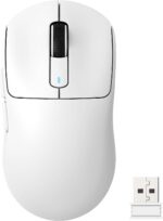 ATTACK SHARK X3 Lightweight Wireless Gaming Mouse with Triple Mode 2.4G/USB-C Wired/Bluetooth, 26K DPI, PAW3395 Optical Sensor, GM8.0 Kailh Switch, 5 Programmable Buttons for PC/Win/Mac
