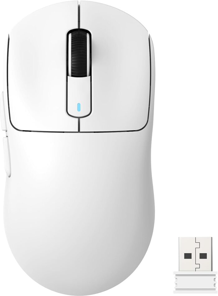 ATTACK SHARK X3 Lightweight Wireless Gaming Mouse with Triple Mode 2.4G/USB-C Wired/Bluetooth, 26K DPI, PAW3395 Optical Sensor, GM8.0 Kailh Switch, 5 Programmable Buttons for PC/Win/Mac
