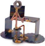 Rock Creek Metal Craft Software Developer - Handmade Metal Figurine - Hand Welded Metal Art and Recycled Metal Sculptures - Unique Desk Accessories, Office Decor, & Office Gifts - Made in The USA - Image 3