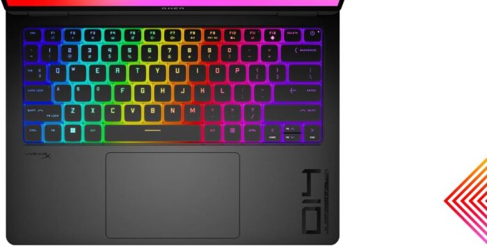 OMEN Transcend Laptop 14-fb0002ne, Intel Core Ultra 9-185H, 14" 3K 120Hz OLED Display, 32GB LPDDR5 RAM, 1TB SSD, 8GB NVIDIA® GeForce RTX™ 4070, Eng/Ar KB, Win11, Shadow black [9V8S7EA] - Image 4