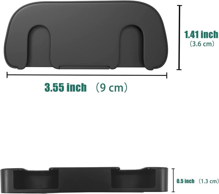 AMERTEER Under Desk Controller Mount | 2 Pack Gamepad Holder for PS5, PS4, Xbox, Switch | Adhesive Gaming Accessories Stand for Table or Shelf | Game Controller Organizer Hook (Black) - Image 6