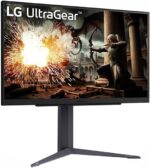 LG 27GS75Q-B UltraGear 27” QHD (2560×1440) IPS Gaming Monitor, 180Hz (O/C 200Hz), 1ms GtG, NVIDIA G-SYNC Compatible, AMD FreeSync, HDR10, DP/HDMI, Height/Tilt/Pivot Stand, Black - Image 5