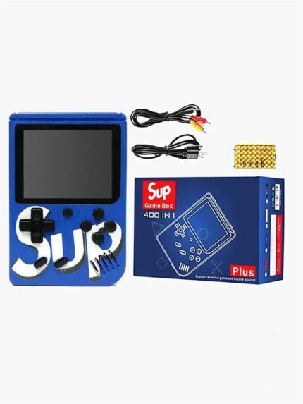 Retro Mini Game Console, 400 Games in 1, Portable Gaming Box Sup, ( Blue )