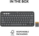 Logitech Pebble Keys 2 K380s, Multi-Device Bluetooth Wireless Keyboard with Customisable Shortcuts, Slim and Portable, Easy-Switch for Windows, macOS, iPadOS, Android, Chrome OS, ARA Layout - Graphite - Image 8