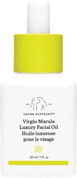 Drunk Elephant Virgin Marula Luxury Facial Oil - Gluten-Free and Vegan Anti-Aging Skin Care and Face Moisturizer (30 ml/1 Fl Oz)