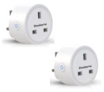 Redare Smart Plug,WiFi Plugs Alexa,16A Mini Outlet Compatible with Alexa and Google Home, Mini Socket with Remote & Voice Control with Electricity Statistics Timer Function, No Hub Required(2 pack )