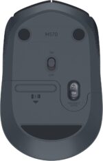 Logitech M171 Wireless Mouse for PC, Mac, Laptop, 2.4 GHz with USB Mini Receiver, Optical Tracking, 12-Months Battery Life, Ambidextrous - Black - Image 6