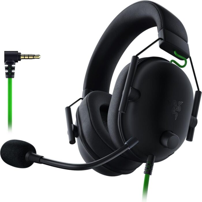 Razer BlackShark V2 X Gaming Headset: 7.1 Surround Sound – 50mm Drivers – Memory Foam Cushion – PC, PS4,PS5, Nintendo Switch, Xbox One, Xbox Series X & S, Mobile – 3.5mm Audio Jack – Black