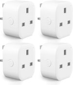 meross Smart Plug Mini - meross 13A WiFi Plugs, Voice/Remote Control with Timer, Works with Alexa, Google Home, Compatible with SmartThings Wireless Remote Control Timer Plug No Hub Required (4 Pack)