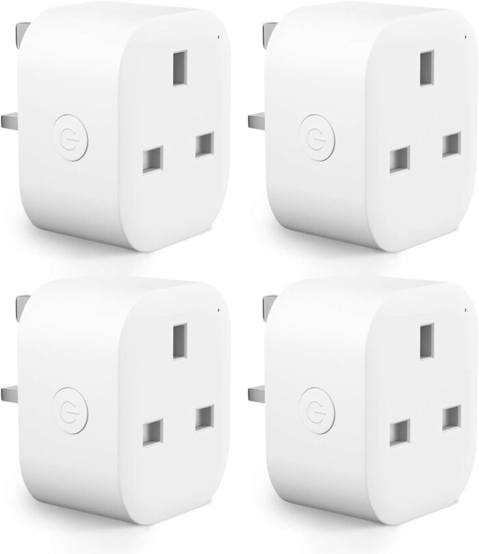 meross Smart Plug Mini – meross 13A WiFi Plugs, Voice/Remote Control with Timer, Works with Alexa, Google Home, Compatible with SmartThings Wireless Remote Control Timer Plug No Hub Required (4 Pack)