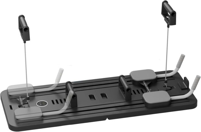 LENND Ab Roller Abs Workout Equipment: Multifunction Automatic Rebound Abdominal Wheel – Foldable Home Gym Exercise Fitness Equipment Push Up Board for Strength Training Core Workout