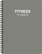 Nokingo Fitness Planner for Women & Men - A5 Workout Log Book/Exercise Workout Log to Track Weight Loss, GYM, Bodybuilding Progress - Daily Health & Wellness Workout Journals, 5.8X8.25 In Workout Book