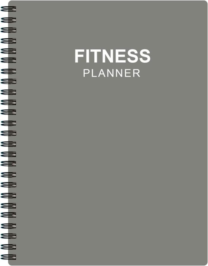 Nokingo Fitness Planner for Women & Men – A5 Workout Log Book/Exercise Workout Log to Track Weight Loss, GYM, Bodybuilding Progress – Daily Health & Wellness Workout Journals, 5.8X8.25 In Workout Book