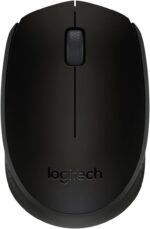 Logitech M171 Wireless Mouse for PC, Mac, Laptop, 2.4 GHz with USB Mini Receiver, Optical Tracking, 12-Months Battery Life, Ambidextrous - Black