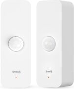 Smartfy Tuya Smart Wifi PIR Sensor, PIR Motion sensor linkable with All Tuya devices for Smart Scene, Easy to Fix with adhesive, 120 Degree 6m detection, Works with Tuya, Smart life, 2xAAA Included