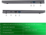 Acer Aspire 5 A515-58M-53ES Laptop | 13th Gen Intel Core i5-13420H | 15.6" FHD IPS Display | 8GB LPDDR5 RAM | 1TB SSD | Windows 11 | Backlit Keyboard | Fingerprint Reader (UPGRADED) | Steel Gray - Image 5