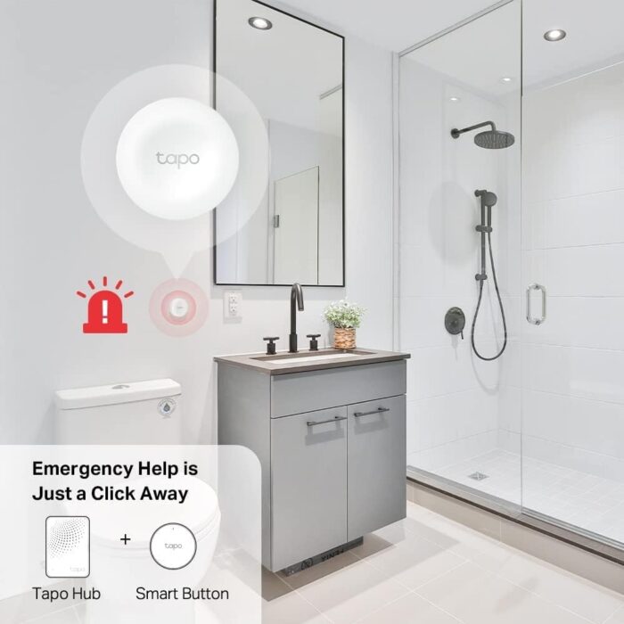 Tapo TP-Link S200B Smart Button, Works with Devices | Smart Home Control | Flexible Placement | Battery Powered | Hub Required - Image 7