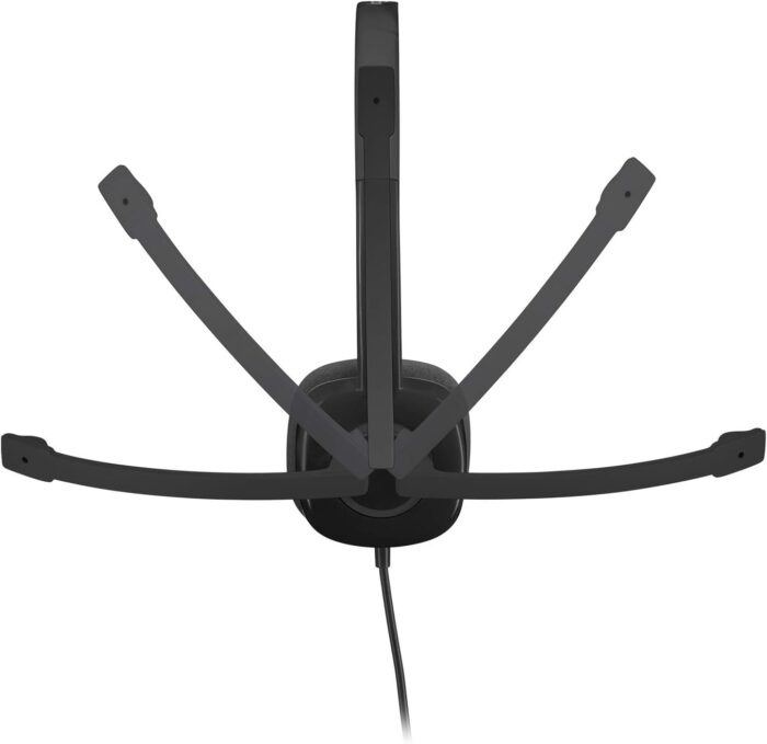 Logitech H151 Wired Headset, Stereo Headphones with Rotating Noise Cancelling Microphone, 3.5 mm Audio Jack, In Line Controls, PC/Mac/Laptop/Tablet/Smartphone Black, 981-000589, S,M,L - Image 5