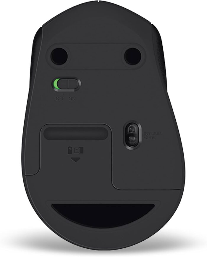 Logitech M330 Silent Plus Wireless Mouse, 2.4Ghz With Usb Nano Receiver, 1000 Dpi Optical Tracking, 2-Year Battery Life, Compatible With Pc, Mac, Laptop, Chromebook - Black - Image 6